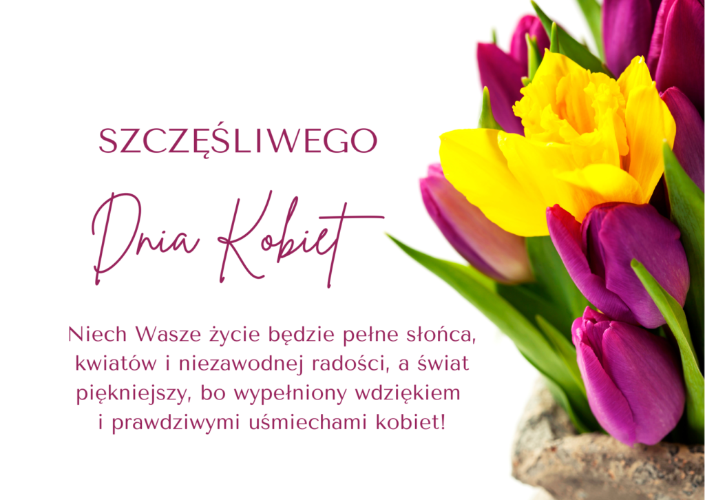 Colorful Minimalist Photo Flowers Wish Women's Day Greeting Card (2)