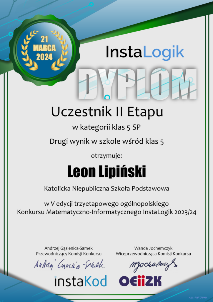 dyplom_instalogik_5_leon_lipiński