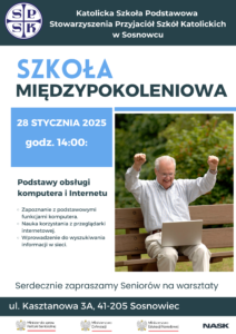 Różowy Uroczy Dzień Babci i Dziadka Plakat – kopia